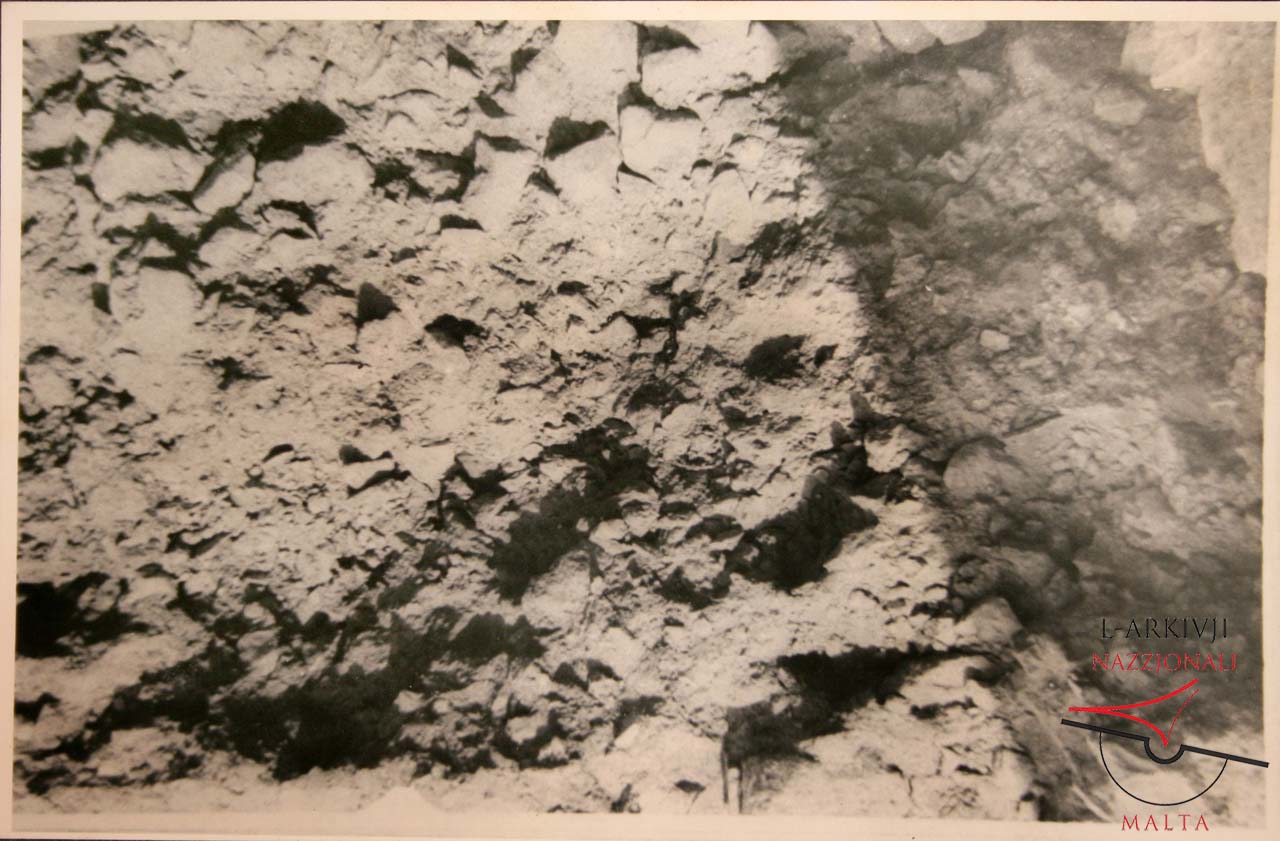 Foundations beneath modern building at Citadel