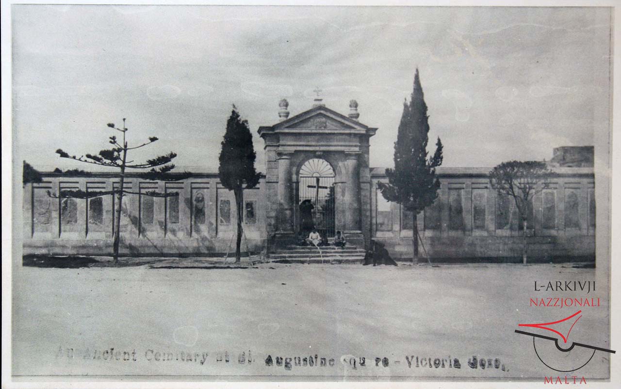 Facade of the Matrice cemetery in St Augustine Square