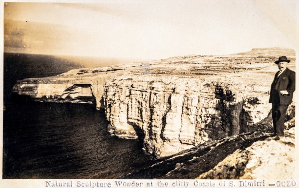 Cliffy coast of St Dimitri