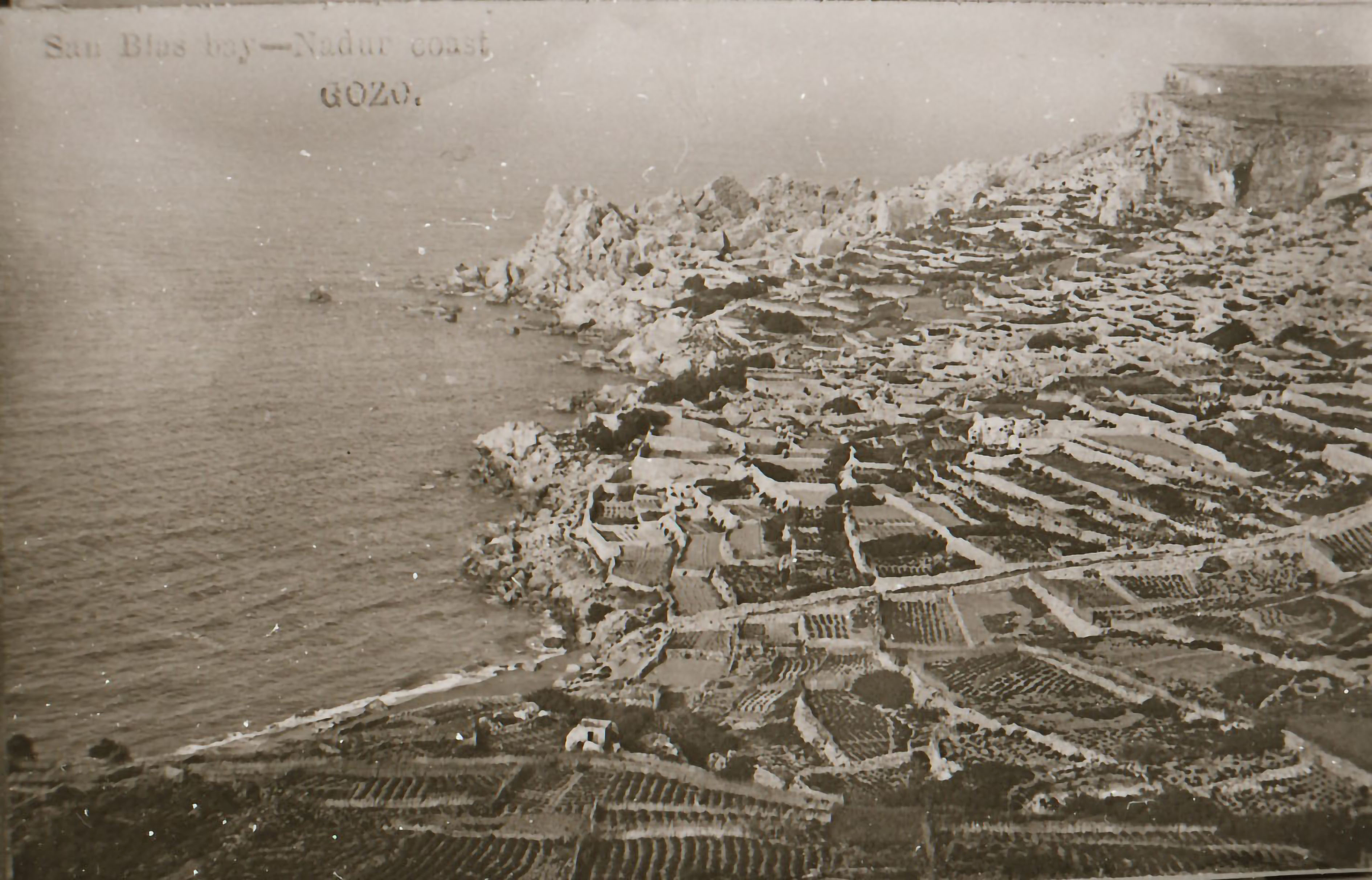 Aerial view of San Blas bay