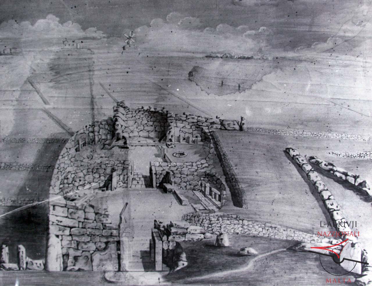 Prospect of the Temple of Gozo