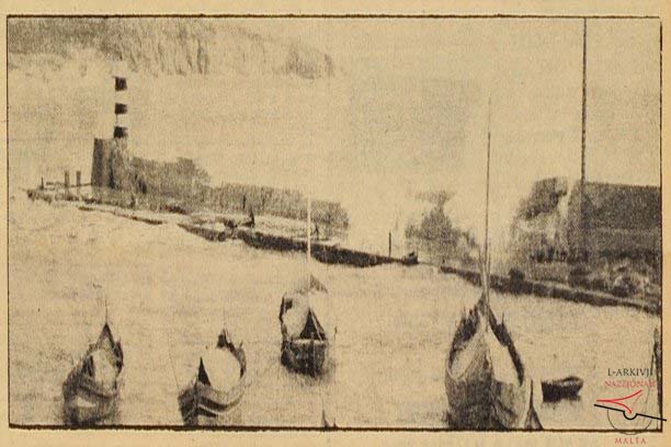 Mġarr breakwater storm damage