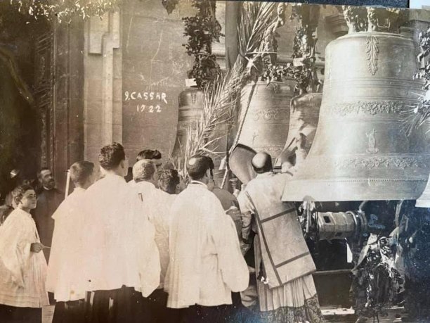 Blessing of church bells in Qala