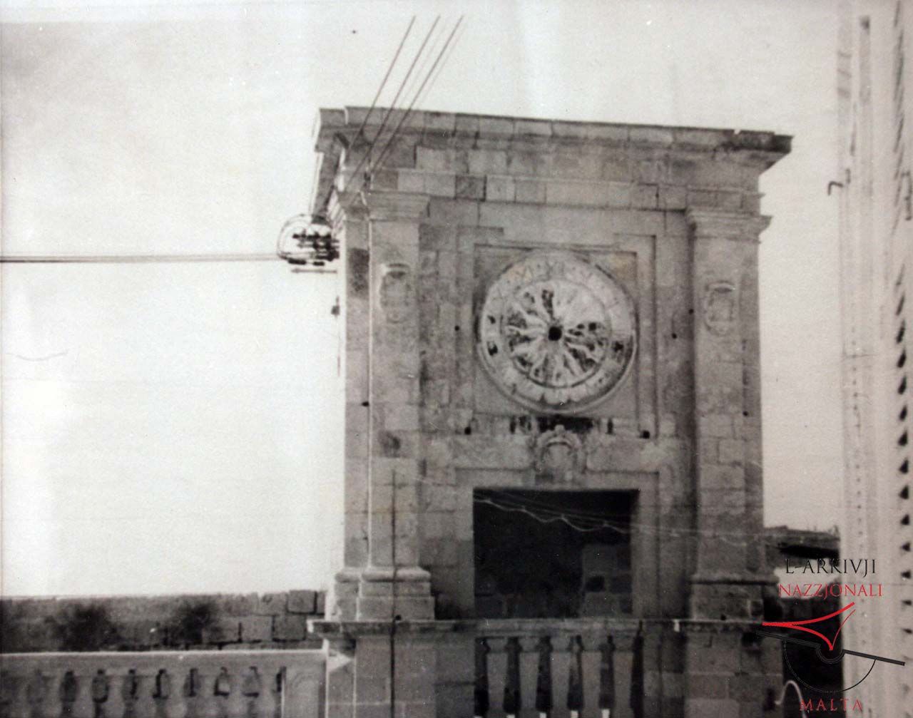 Old clock tower at the Citadel
