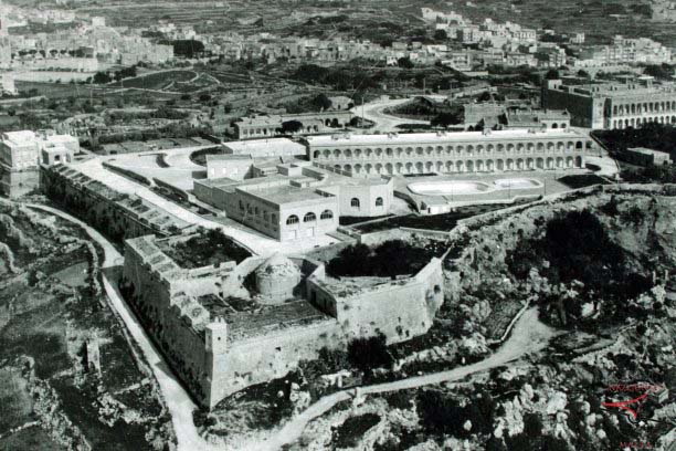 Aerial view of Fort Chambray