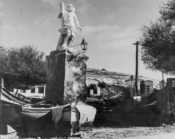 St Andrew's Statue in Xlendi