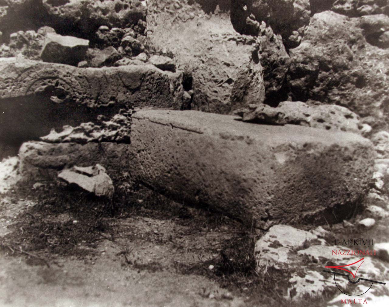 Ġgantija Temples' sculpted altar design