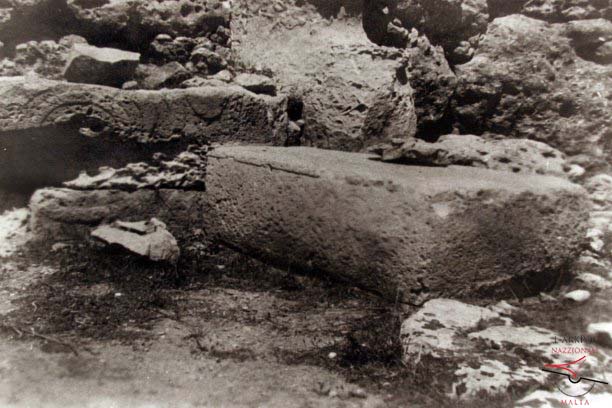 Ġgantija Temples' sculpted altar design