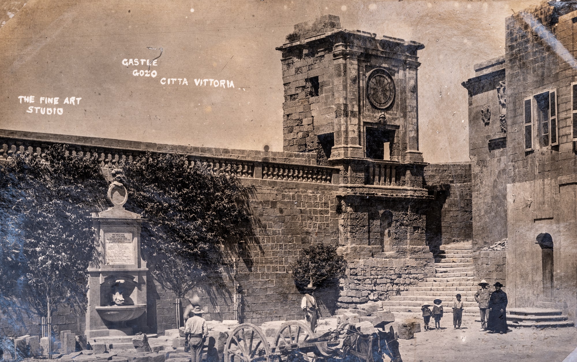 Historic view of Cittadella entrance