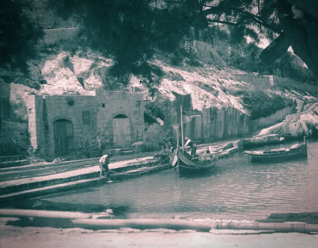 Traditional fishing life at Xlendi Bay