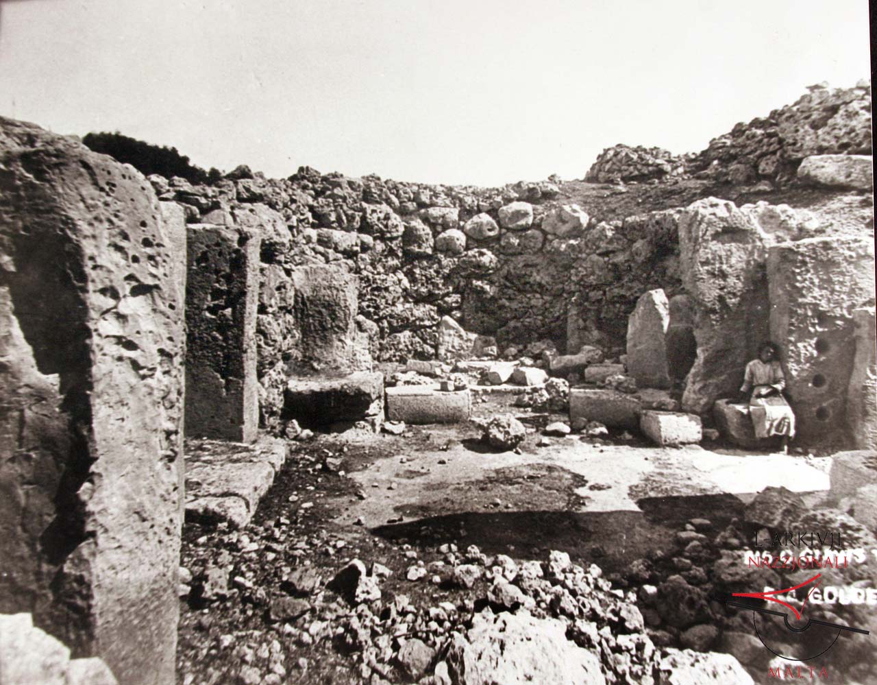 Ġgantija's South Temple apses