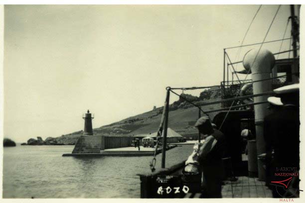 Lighthouse at Mgarr Harbour