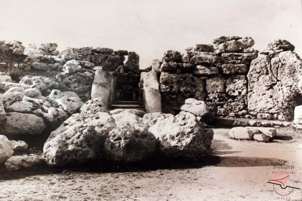 Ggantija's North Temple entrance