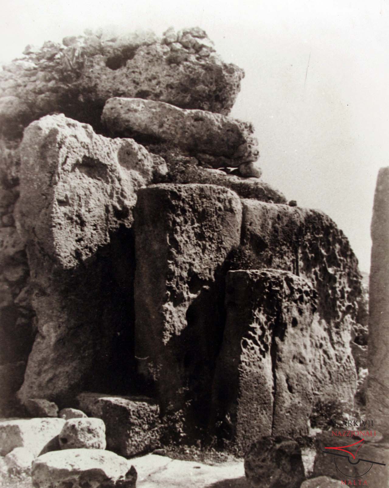Ġgantija's South Temple Trilithon entrance