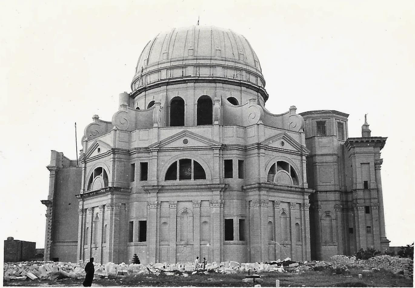 Xewkija Rotunda under construction