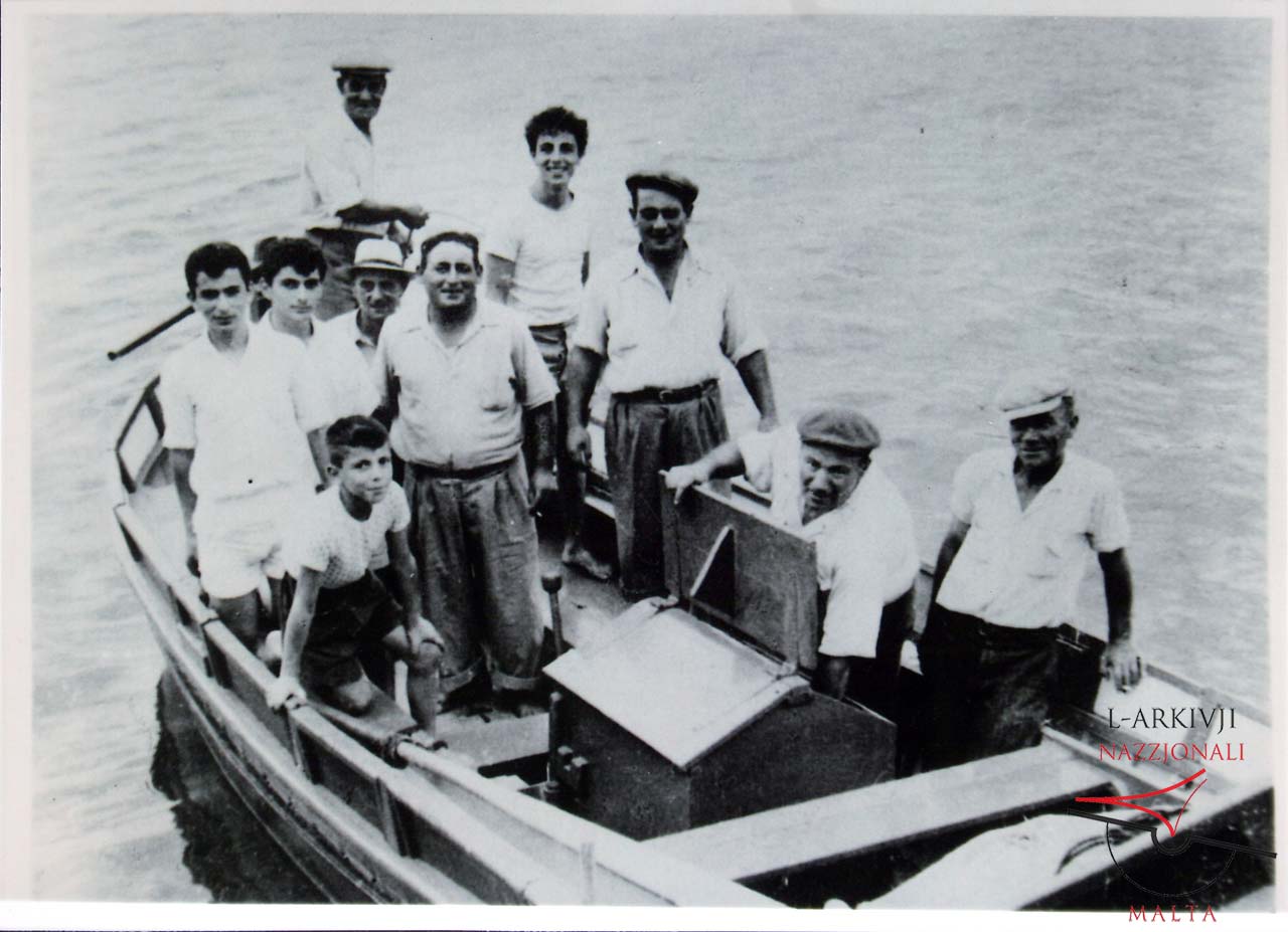 The luzzu that sank in the Gozo-Malta Channel