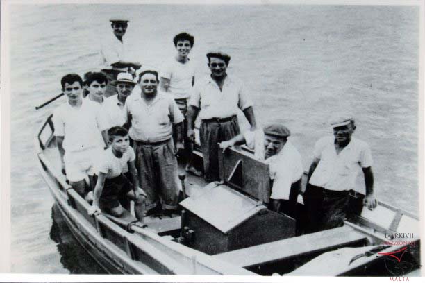 The luzzu that sank in the Gozo-Malta Channel