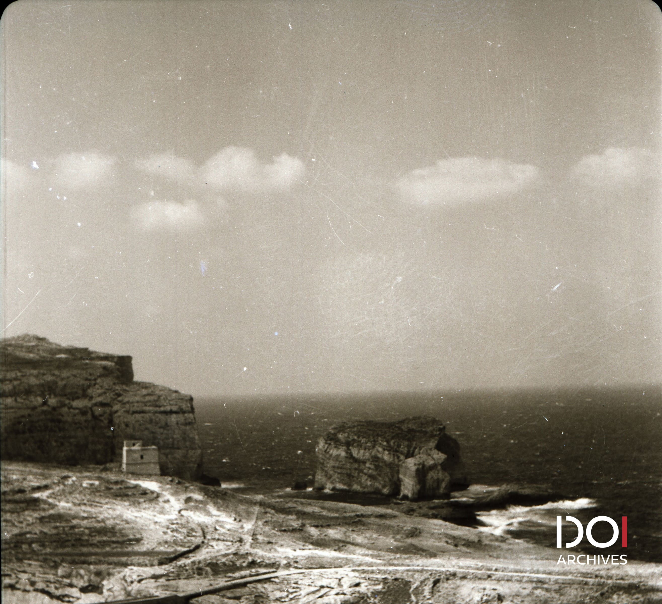 Rugged coastline at Dwejra