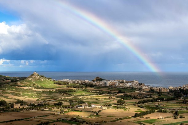 Rainbow over Marsalforn