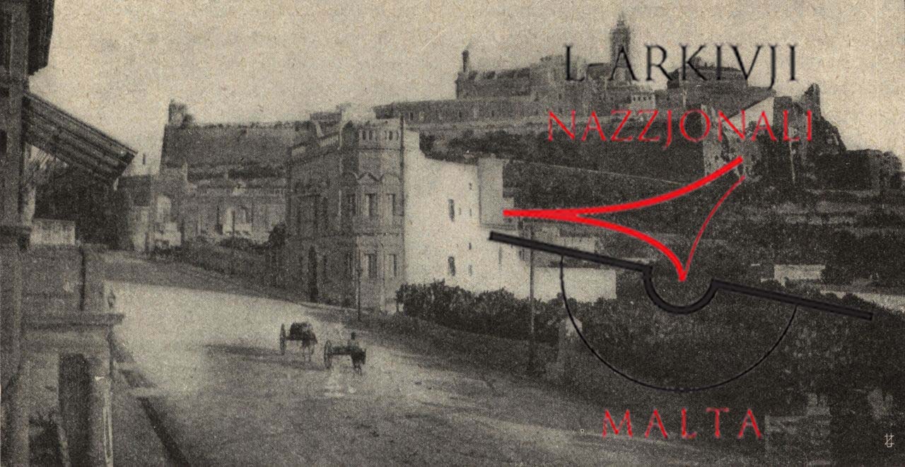 The Citadel from Triq it-Tiġrija