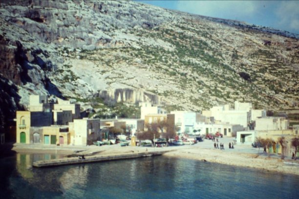 Waterfront view of Xlendi