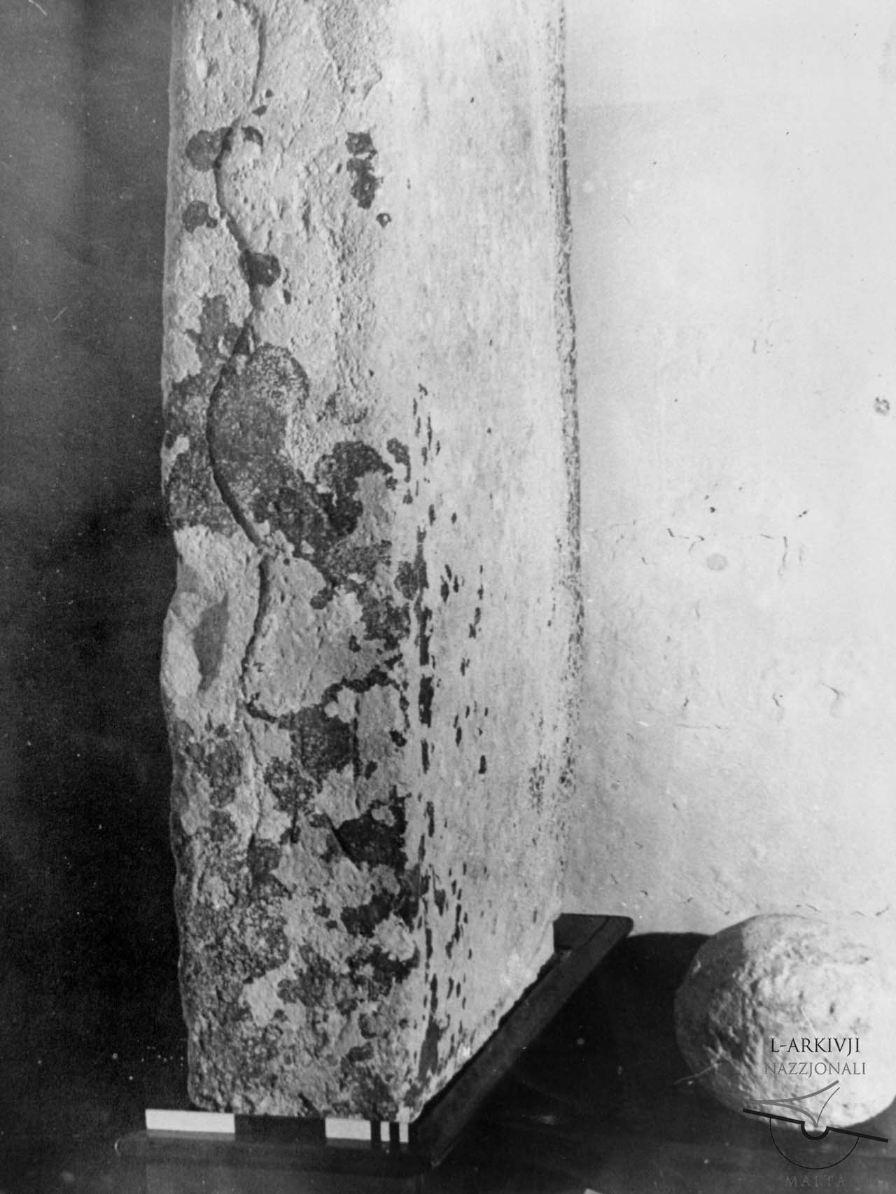 Ġgantija Temples - The sculpted snake