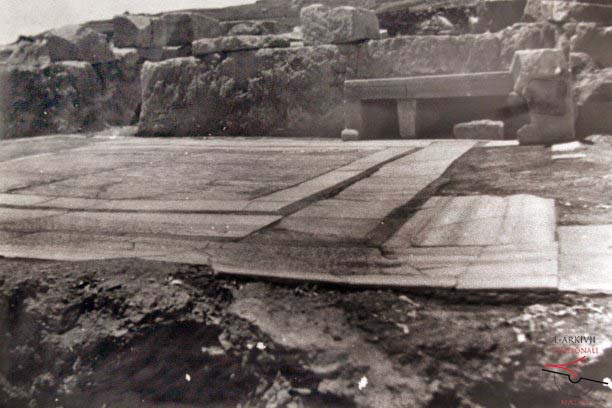 Roman Villa excavations at Ramla bay