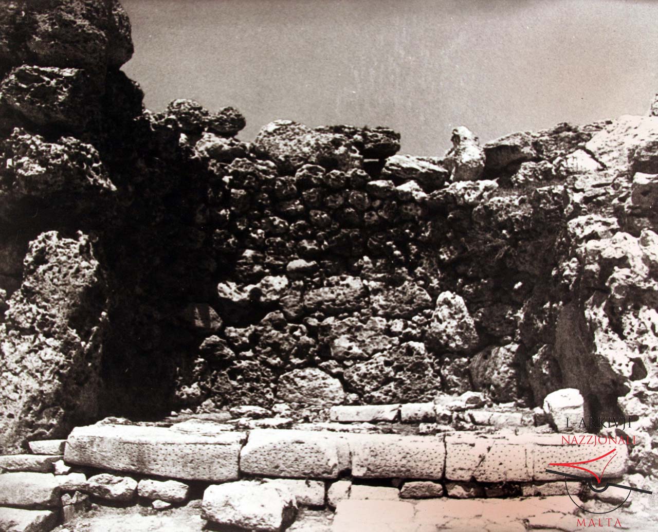 Rear apse of Ġgantija Temples