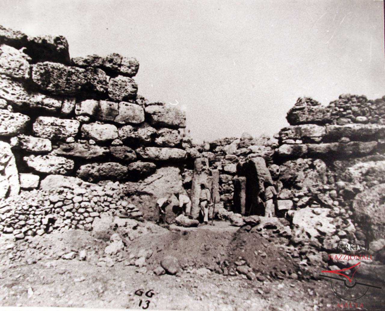 Ġgantija Temples' south entrance