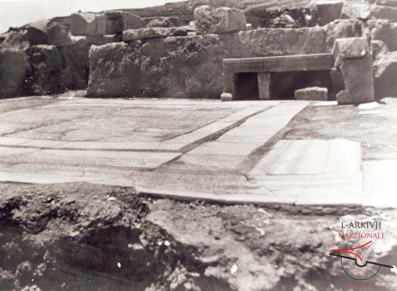 Roman Villa excavations at Ramla bay