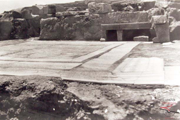 Roman Villa excavations at Ramla bay