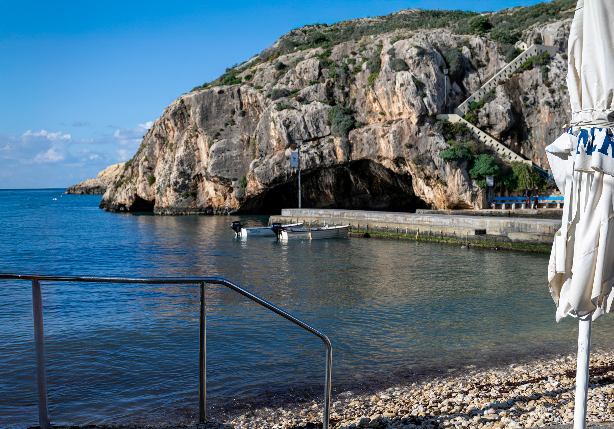Xlendi Bay and l-Għar tad-Dgħajjes