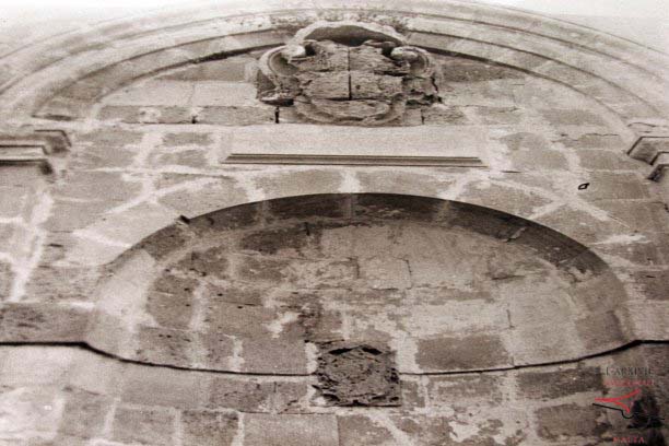 Weathered Coat of Arms at Wied il-Lunzjata fountain