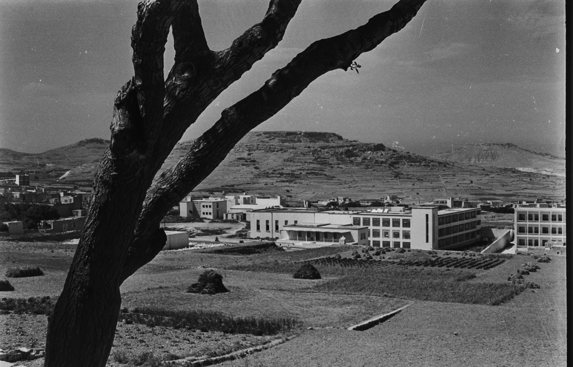 View of the old school