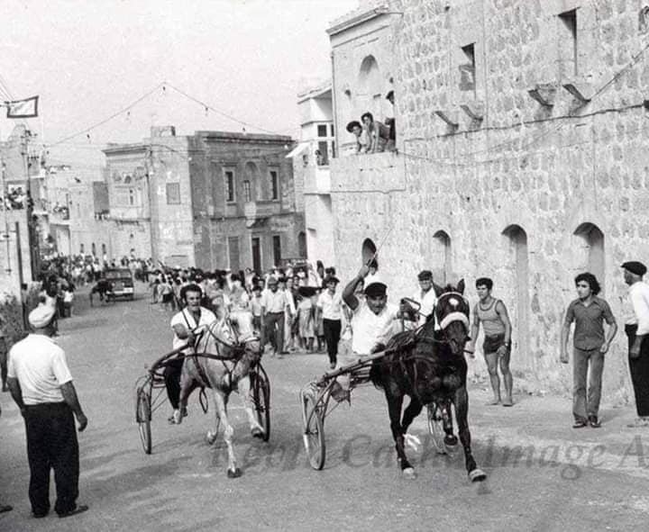 Horse racing during the Xagħra feast