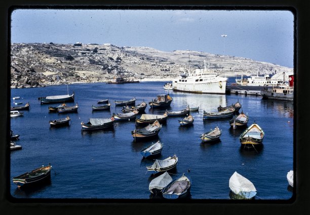 Traditional boats at Mġarr Harbour