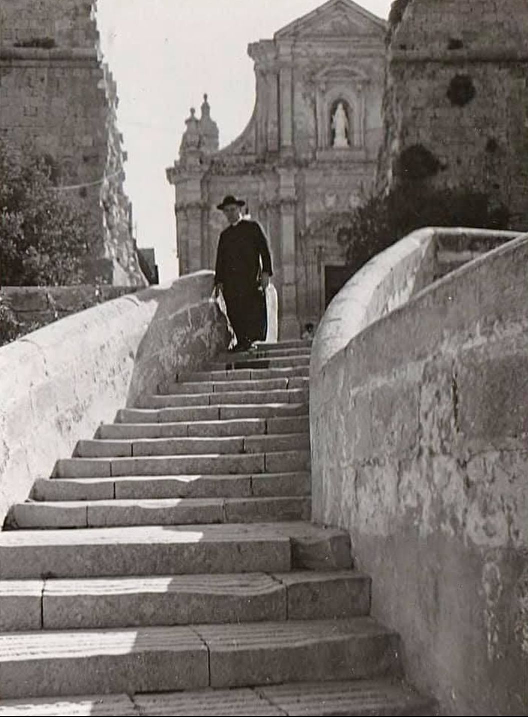 Citadel stairway after alteration