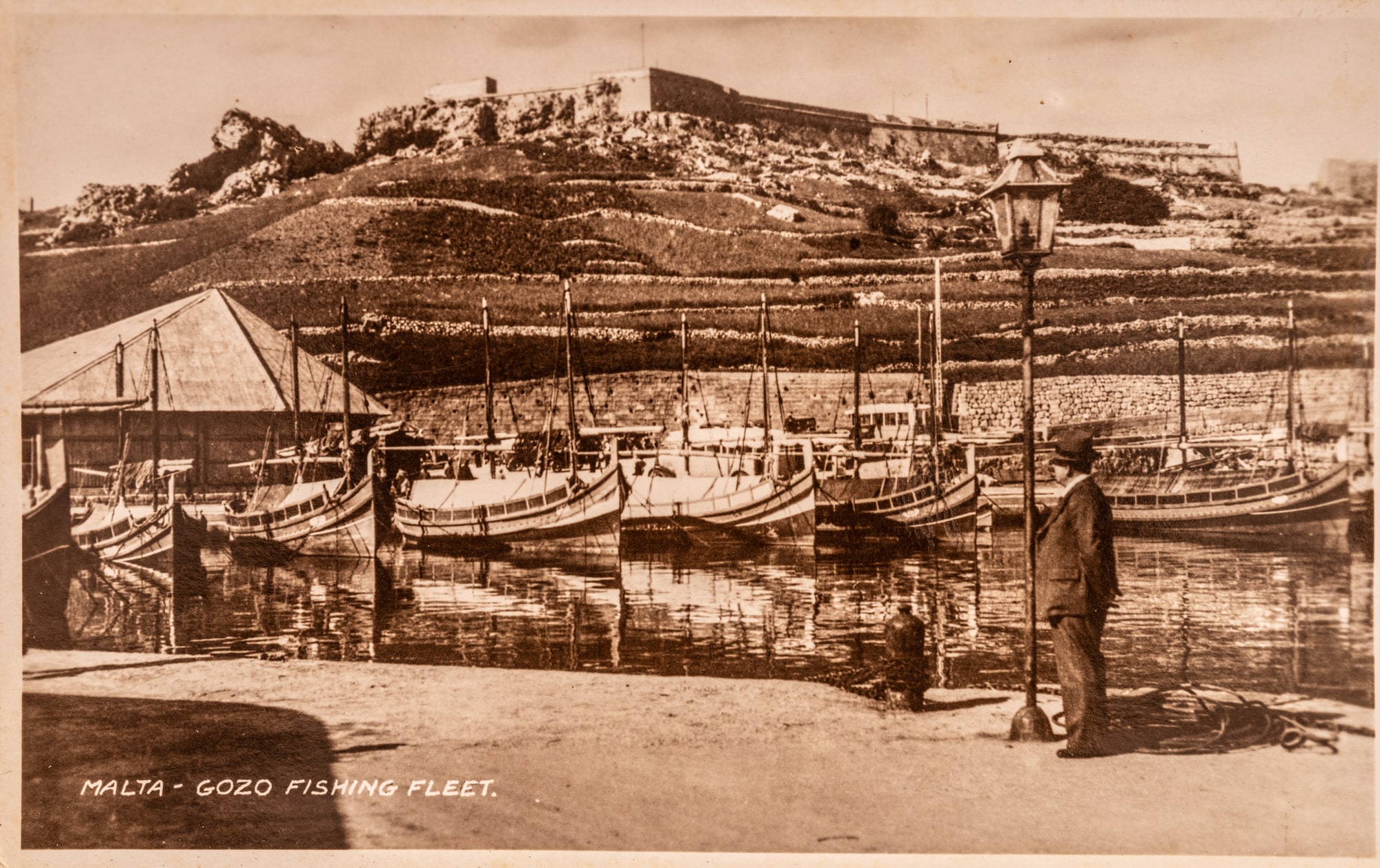 Fishing boats at Mġarr Harbour