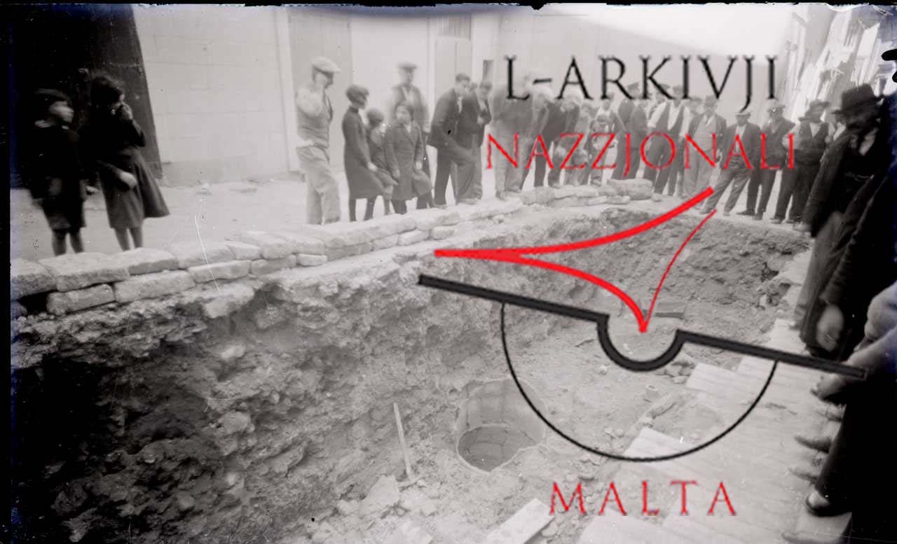 Discovery of cistern near St George Church