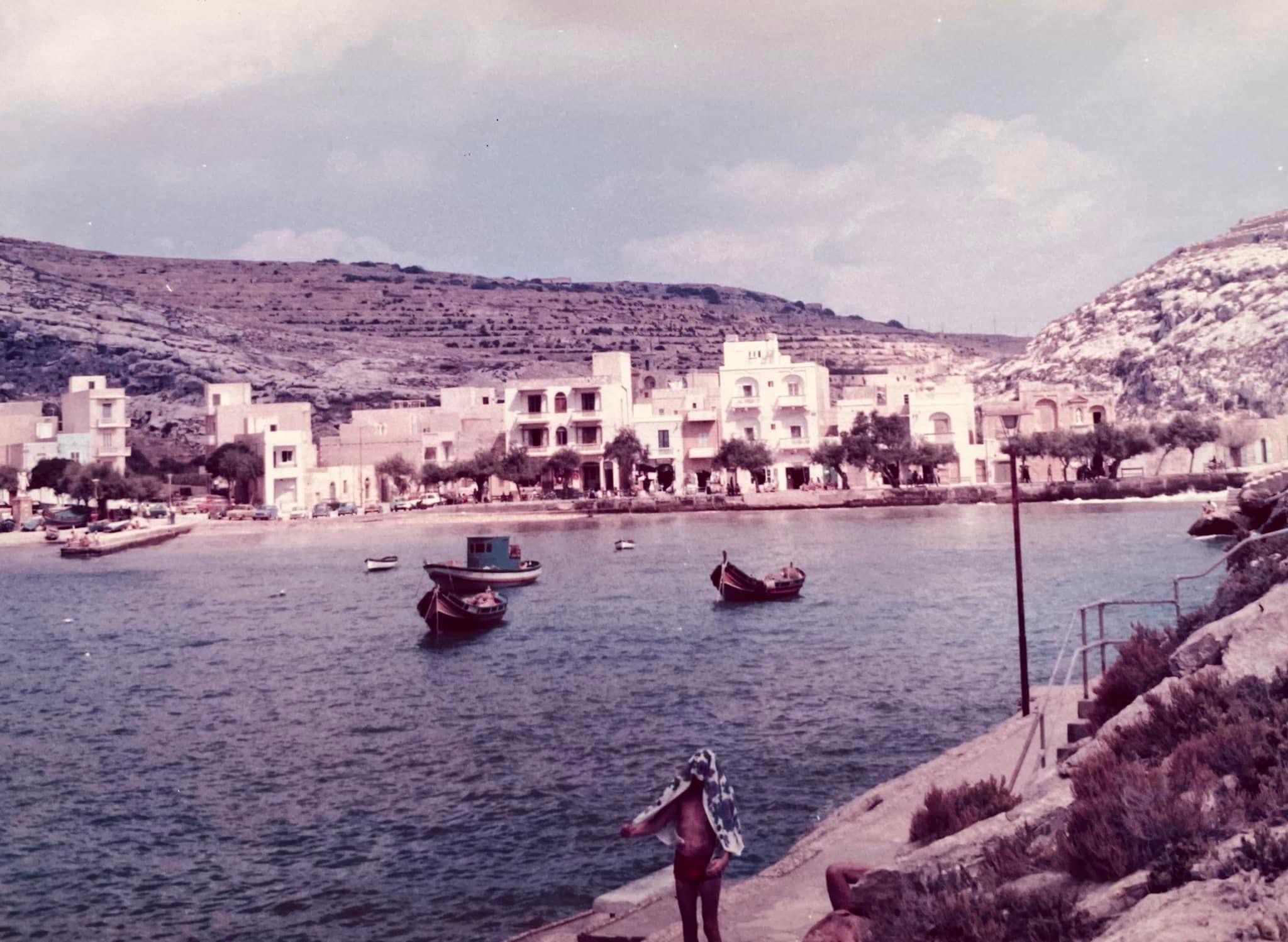 Tranquil waters at Xlendi bay