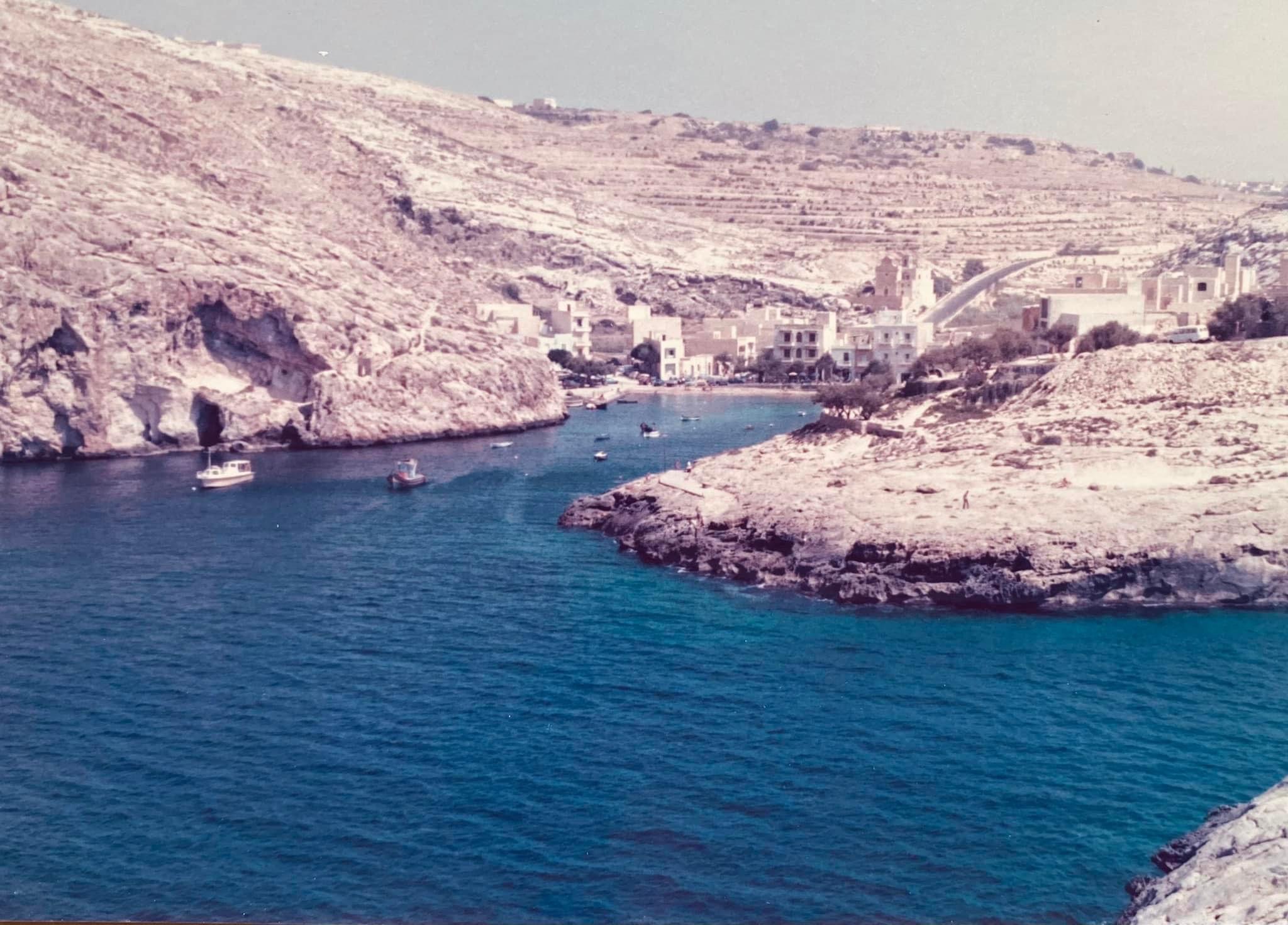 Xlendi bay from a coastal view
