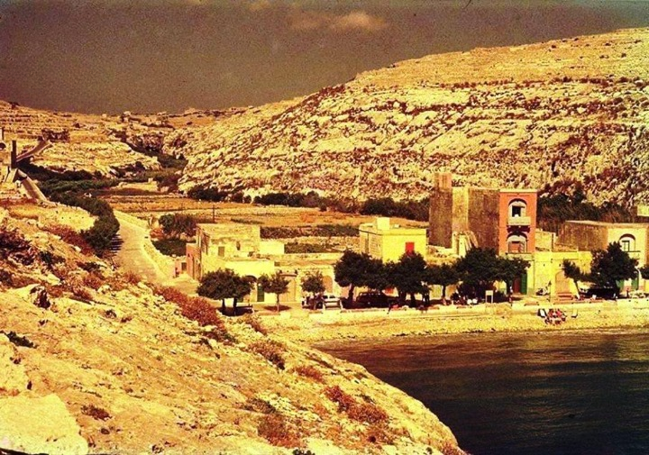 Xlendi bay village view