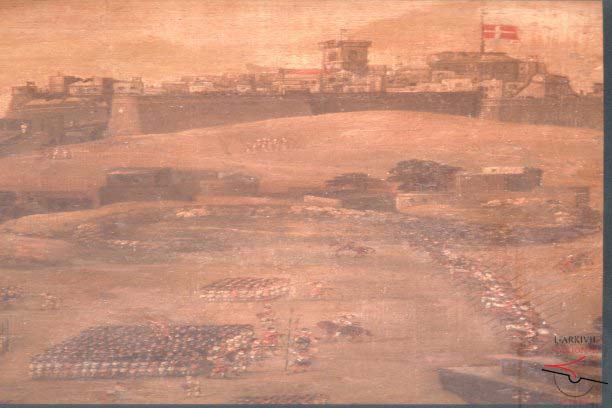 Southern flank of the Citadel just after completion