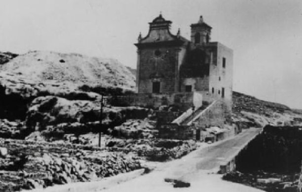 Early view of Xlendi church