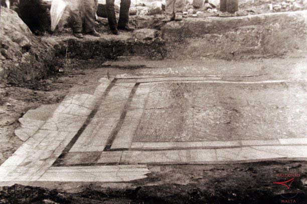 Roman Villa vestibule excavations