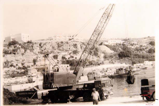 Dredging works at Mgarr Harbour