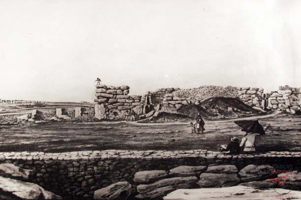 Front view of Ġgantija Temples