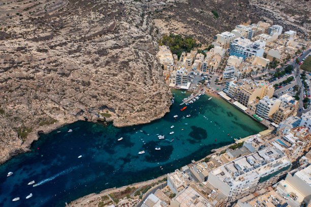 Xlendi Aerial Photo