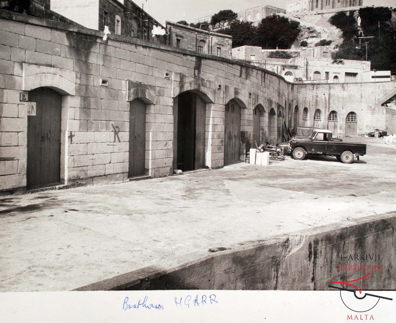 Boathouses at Mġarr Harbour