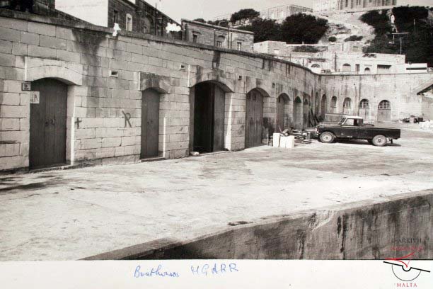 Boathouses at Mġarr Harbour